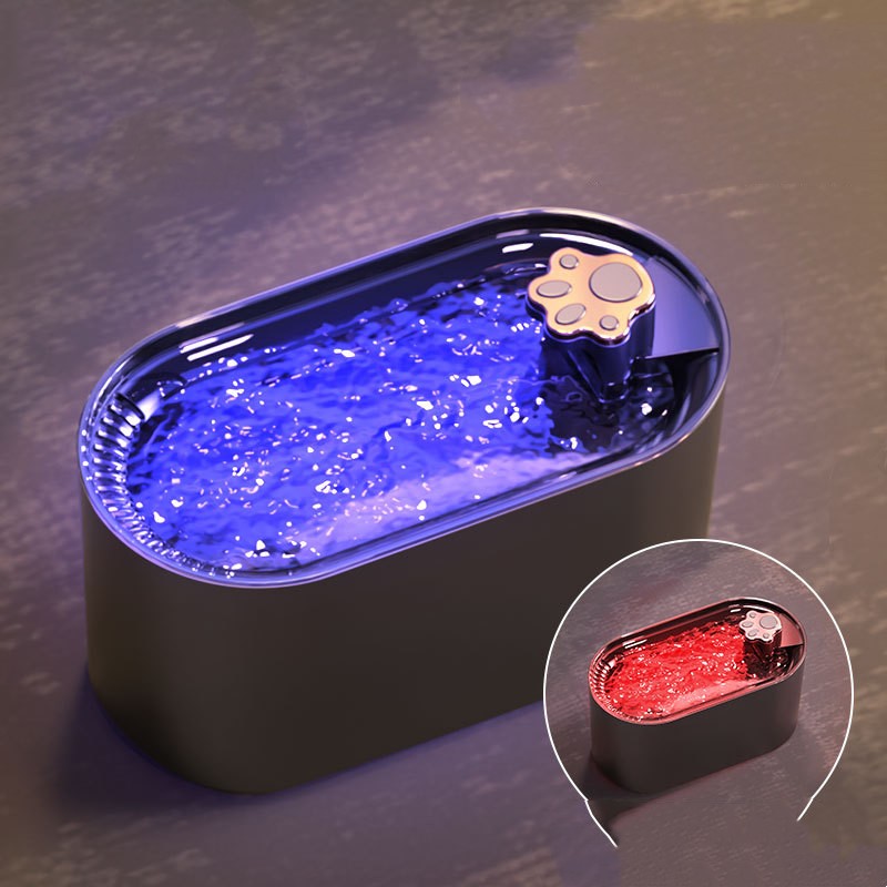 3L Cat Water Fountain Filter Automatic Drinker For Dogs Cats Pet Water Dispenser Ultra-Quiet Water Dispenser With LED Light Pet Products Daring Pet