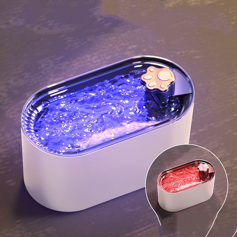 3L Cat Water Fountain Filter Automatic Drinker For Dogs Cats Pet Water Dispenser Ultra-Quiet Water Dispenser With LED Light Pet Products Daring Pet