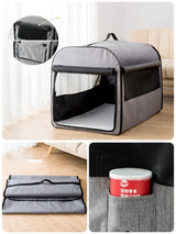 Dog Cage House Car Pet Supplies Washable Pet Kennel Cylinder Portable Dog House Daring Pet