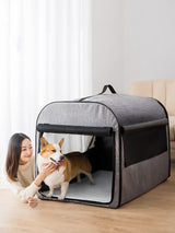 Dog Cage House Car Pet Supplies Washable Pet Kennel Cylinder Portable Dog House Daring Pet