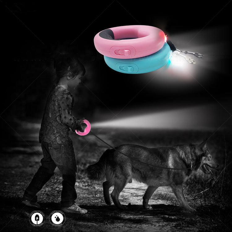 LED Automatic Telescopic Traction Rope For Pets Daring Pet