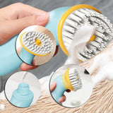 hand-held pet bath brush