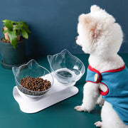 Transparent Pet Food Bowl 