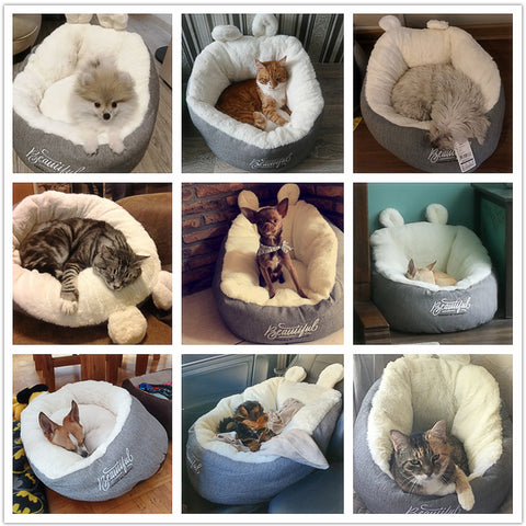 Pet Dog Bed Warming Soft Sleeping Bag Cushion Puppy Kennel Daring Pet